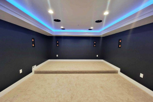 Basement With Home Theatre